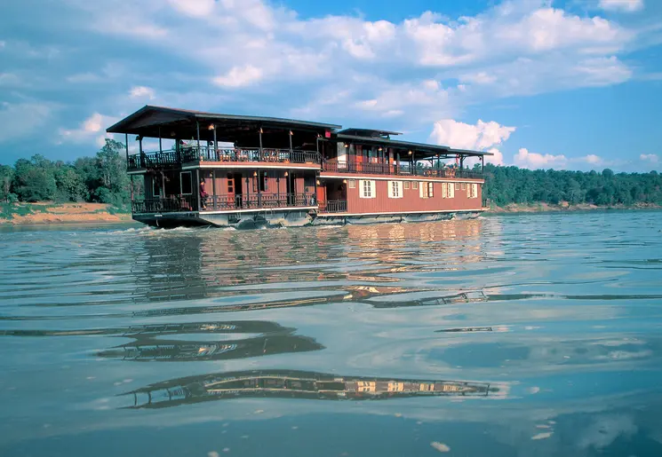 Verblijf op de prachtige, authentieke Vat Phou cruise is een hele belevenis!