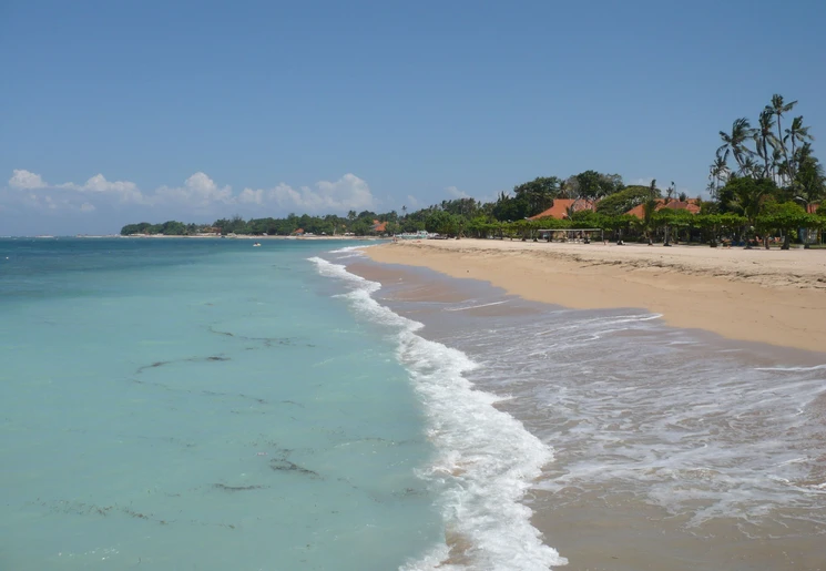 Het strand van Sanur