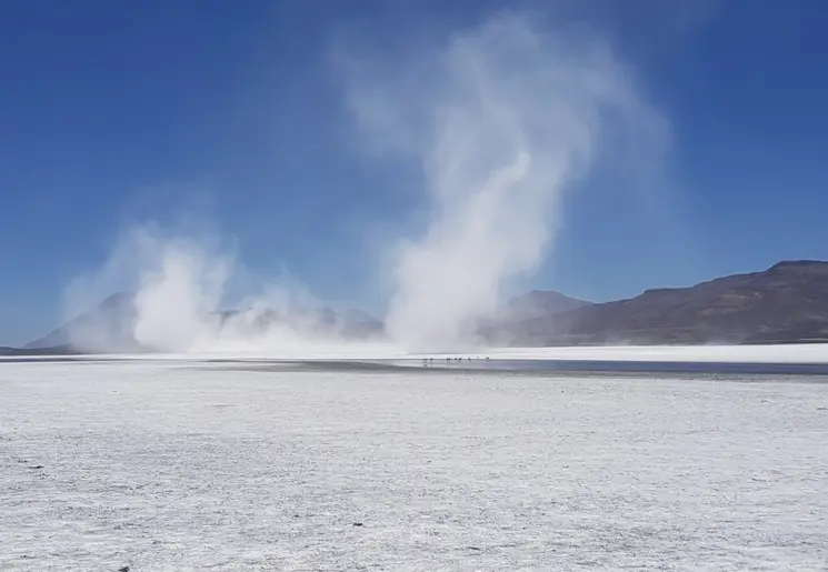 Zoutmeren in Arequipa Zoutmeren in Arequipa