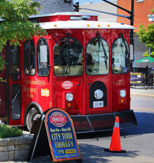 Historisch trammetje in Kingston, Canada