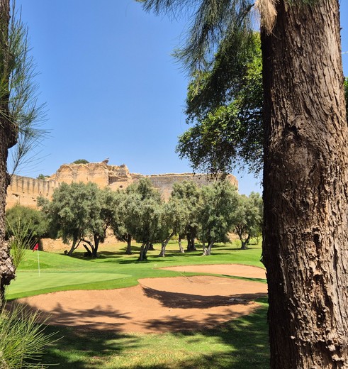 Een van de koninklijke paleizen, deze staat in Meknes Een van de koninklijke paleizen, deze staat in Meknes