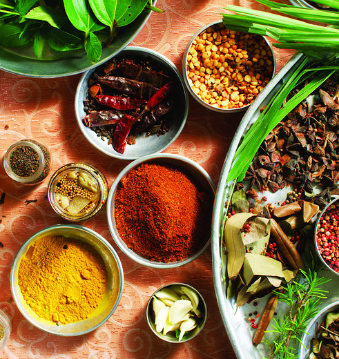 Specerijen en lokaal eten in mauritius