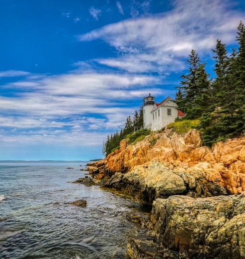 Amerika-Acadia-Vuurtoren