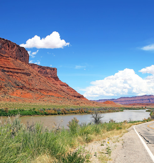 Highway 128 bij Moab