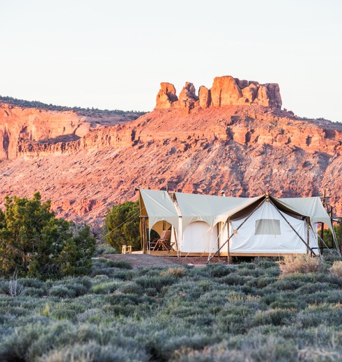 Glamping bij Moab, Under Canvas is onvergetelijk