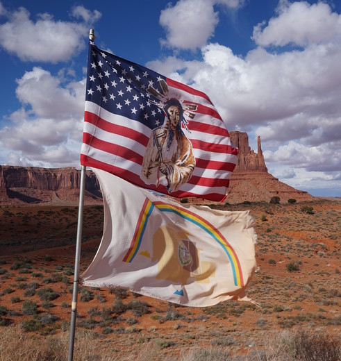 Amerika-Monument-Valley-Vlag