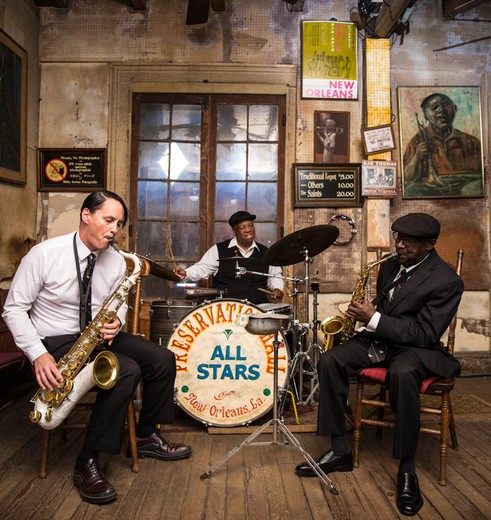 Straatmuzikanten in New Orleans