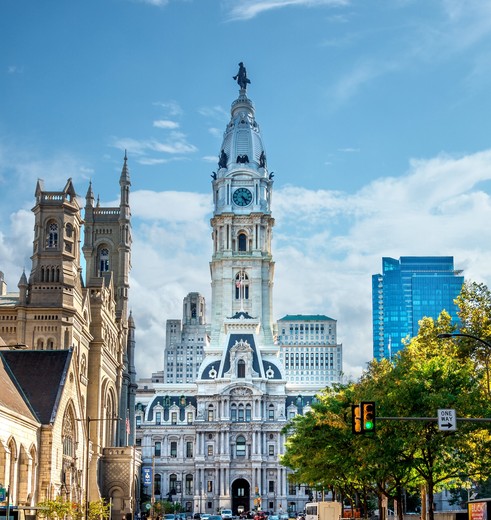 Amerika-Philadelphia-Straatbeeld