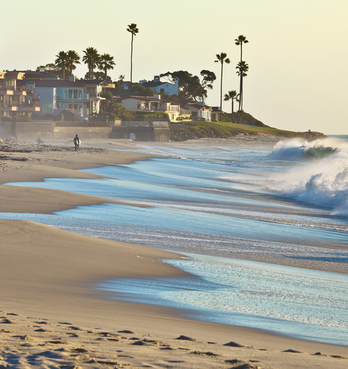 Strand bij San Diego