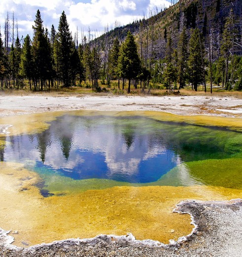 Amerika-Yellowstone-Krater
