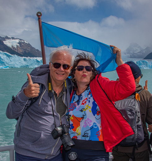 Ine en Robert reisden in 2024 naar Argentinië toe. 
