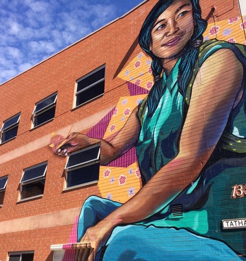 StreetArt in Adelaide, Australië