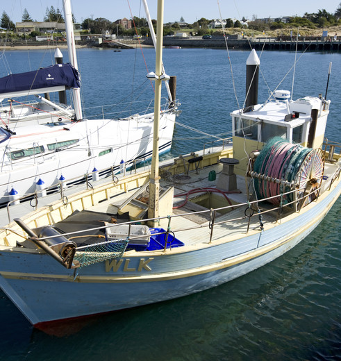 Australie-Apollo-Bay-vissersboot Australie-Apollo-Bay-vissersboot