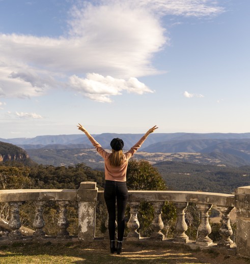 Uitzicht op de Blue Mountains, Australië - © Tourism Australia