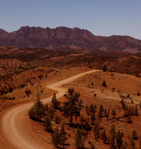 Australie-Flinders-Ranges-onderweg Australie-Flinders-Ranges-onderweg
