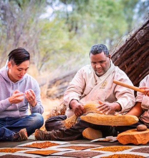 Australie-Kings-Canyon-Aboriginal