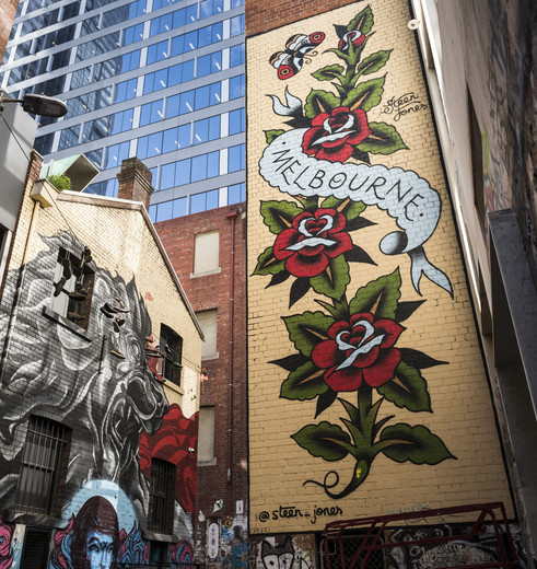 Street-art in Melbourne