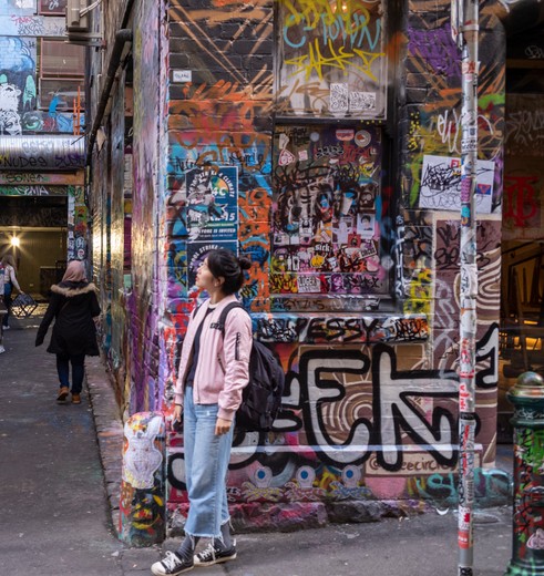 Streetart Melbourne, Australië