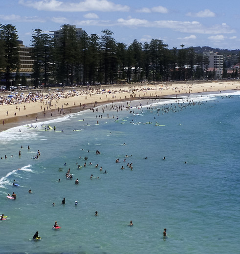 Bezoek Manly Beach in Sydney, Australië