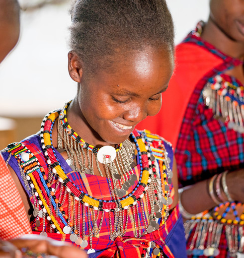 Op bezoek bij de lokale Masai-stam in Kenia