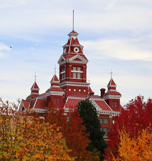 Het Whatcom gebouw in Bellingham, USA