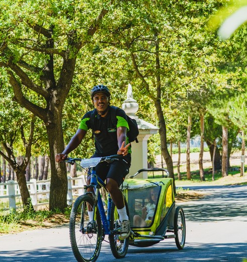 Fietsen bij Stellenbosch