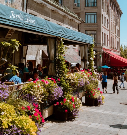 De oude stad van Montreal