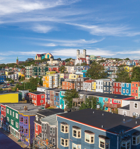 Canada-Newfoundland-St-Johns-Huisjes