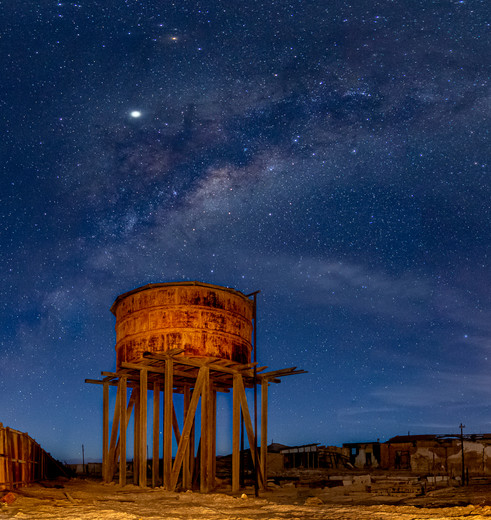 Heldere sterrenhemel bij Antofagasta