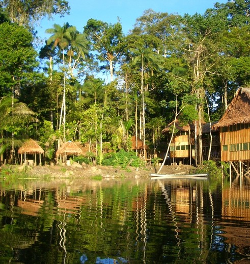 Varen door de Amazone in Colombia