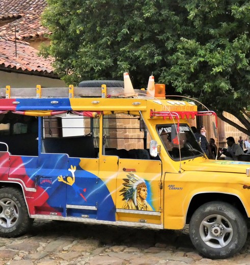 Colombia-Barichara-jeep