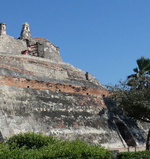 Het fort Castillo de San Felipe in Cartagena