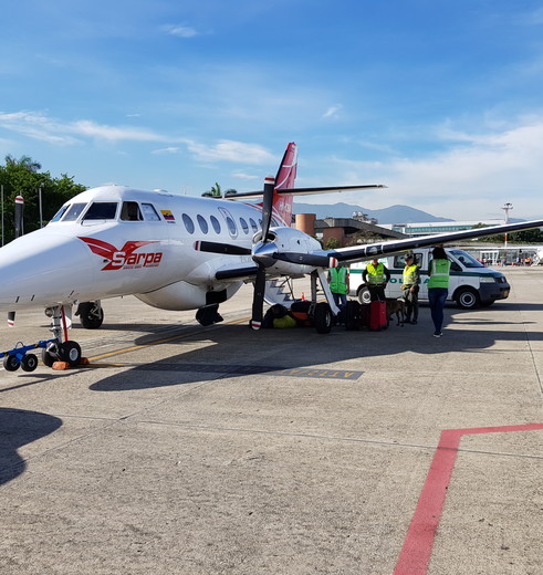 Colombia-Medellin-Nuqui-vlucht