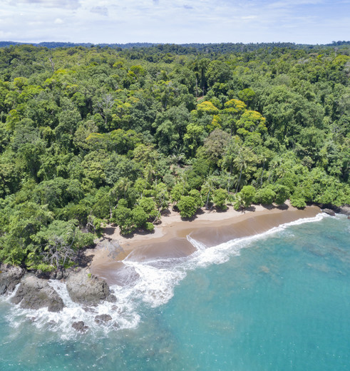 Mooie stranden bij Corcovado, Costa Rica