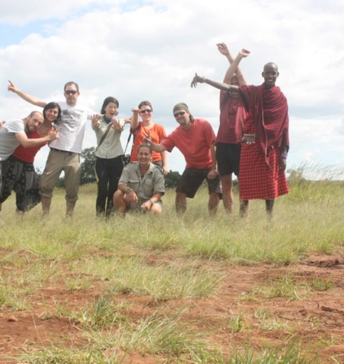 kennismaking in de Masai Mara, Kenia