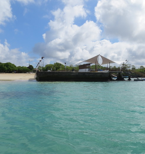 Aankomst op Isabela Island