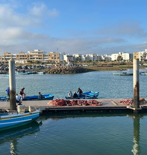 De kust bij Rabat