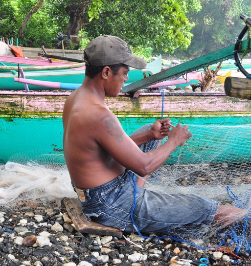 Indonesie-Molukken-Ambon-visser