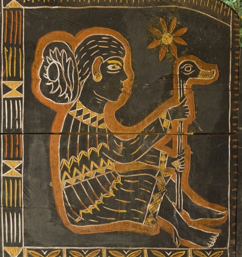 Indonesie-Sulawesi-Toraja-houtsnijwerk-symbool