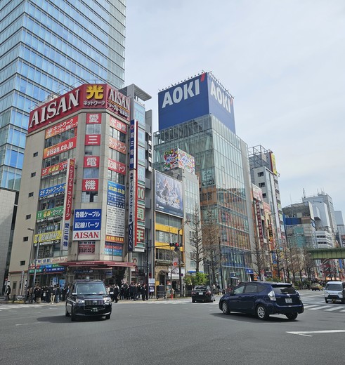 Straatbeeld in Tokyo