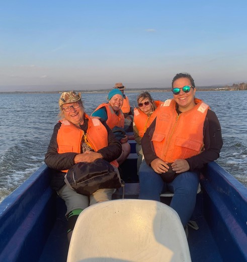 boottocht op Lake Naivasha, Kenia