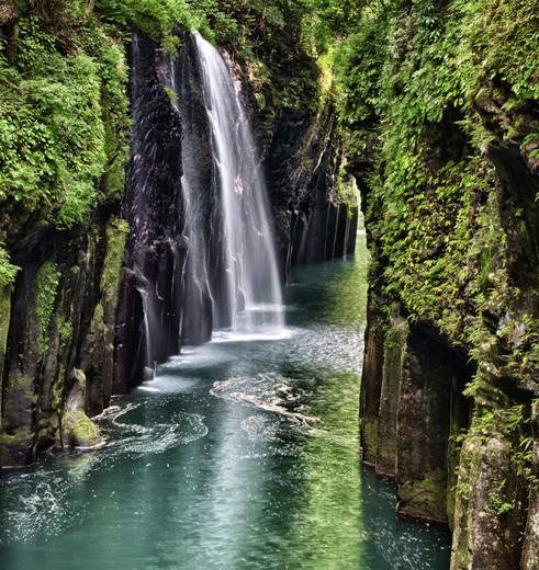 Bij Takachiho vind je de mooiste canyon van Japan