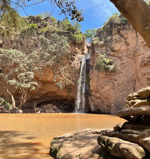 Waterval-Lake-Nakuru-Kenia