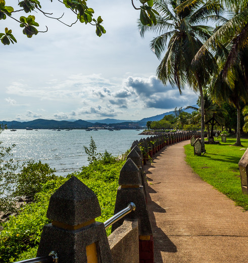 Fijne uitzichten op zee bij Langkawi