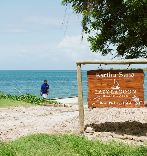 vertrek naar Lazy Lagoon, Tanzania