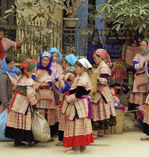 Lokale bevolking in Sapa Vietnam