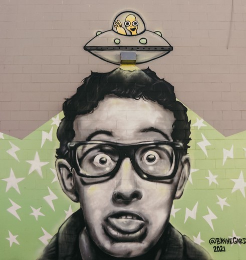 Historie, muziek, wijn en streetart in gezellig Lubbock, Texas, USA