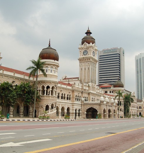 Maleisie-Kuala-Lumpur-Sultan-Abdul-Samad-gebouw
