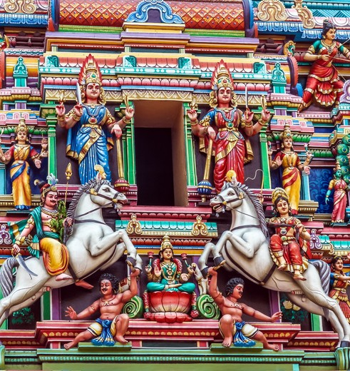 Maleisie-KualaLumpur-hindoetempel-detail_3