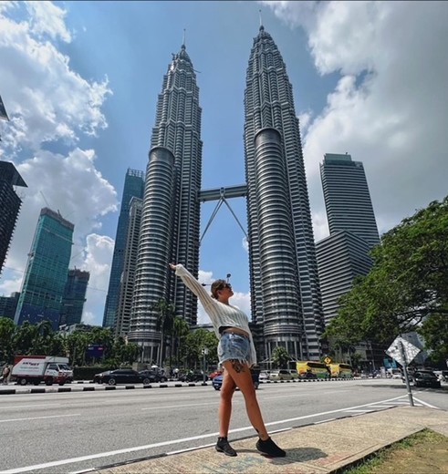 De Petronas Towers in Kuala Lumpur